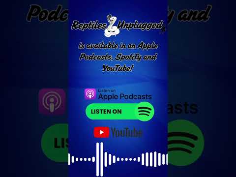 Available on all audio podcast platforms 🤘🏻😆🤘🏻 #podcast #reptilesunplugged #spotify