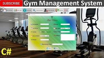 Gym Management System in Csharp (c#, Visual studio, MySql) .net