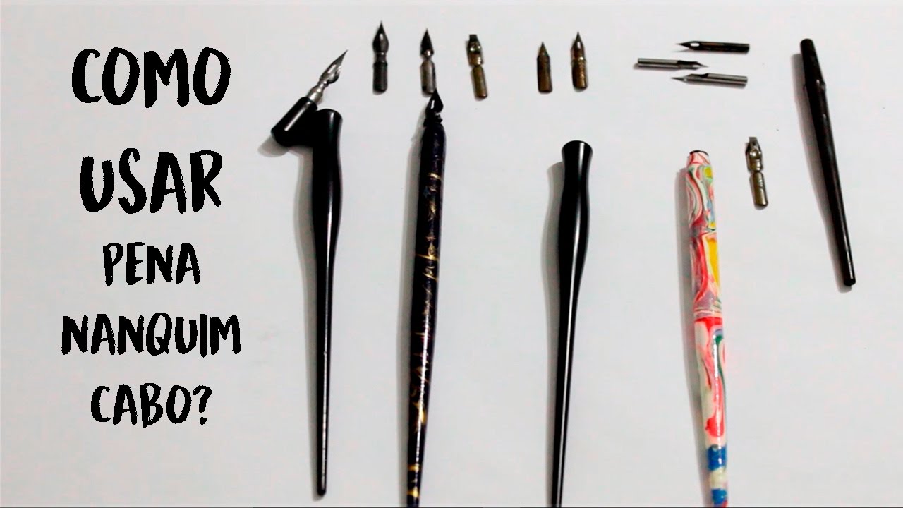 Qual o MELHOR material de PENAS e NANQUIM para você?