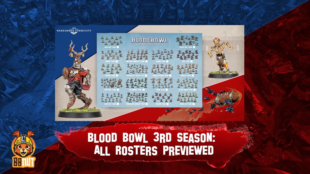 Blood Bowl 3rd Season Preview – All Roster Leaked!