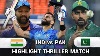 T20 World Cup 2022| IND vs PAK Match Highlight😱 Virat Kohli❤️ ने पूरा Pakistan को अपनी Pawer दिखाया🔥