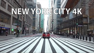 Driving Downtown  New York City 4K  Midtown Morning
