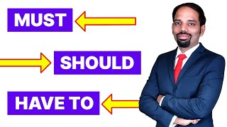 Must vs Should vs Have to | Spoken English in Tamil | English Valimai Resimi