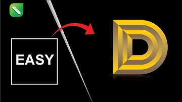 Modern D Letter Logo Design | Coreldraw Tutorials | Graphic Design Tutorials | CoreldrawDesigns