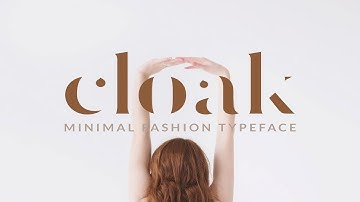 Cloak   Minimal Fashion Font Font Free Download