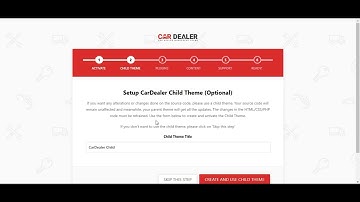 Auto Dealer Wordpress Themes Setup Wizard