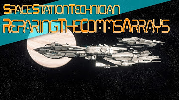 Space Station Technician | Repairing Comms Arrays Star Citizen 2.6 4K Gameplay
