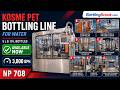 Used PET Bottling Line Kosme Water 3.000 bph on sale - Bottlingscout.com