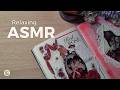ASMR Journaling | Romantic Ruby Theme Collage