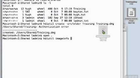 Mac 10.6 OS X Tutorial - Creating and Using Disk Images