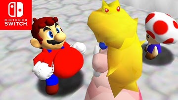 Super Mario 64 (Nintendo Switch) - 100% Walkthrough Part 9 No Commentary Gameplay - Final Boss Fight