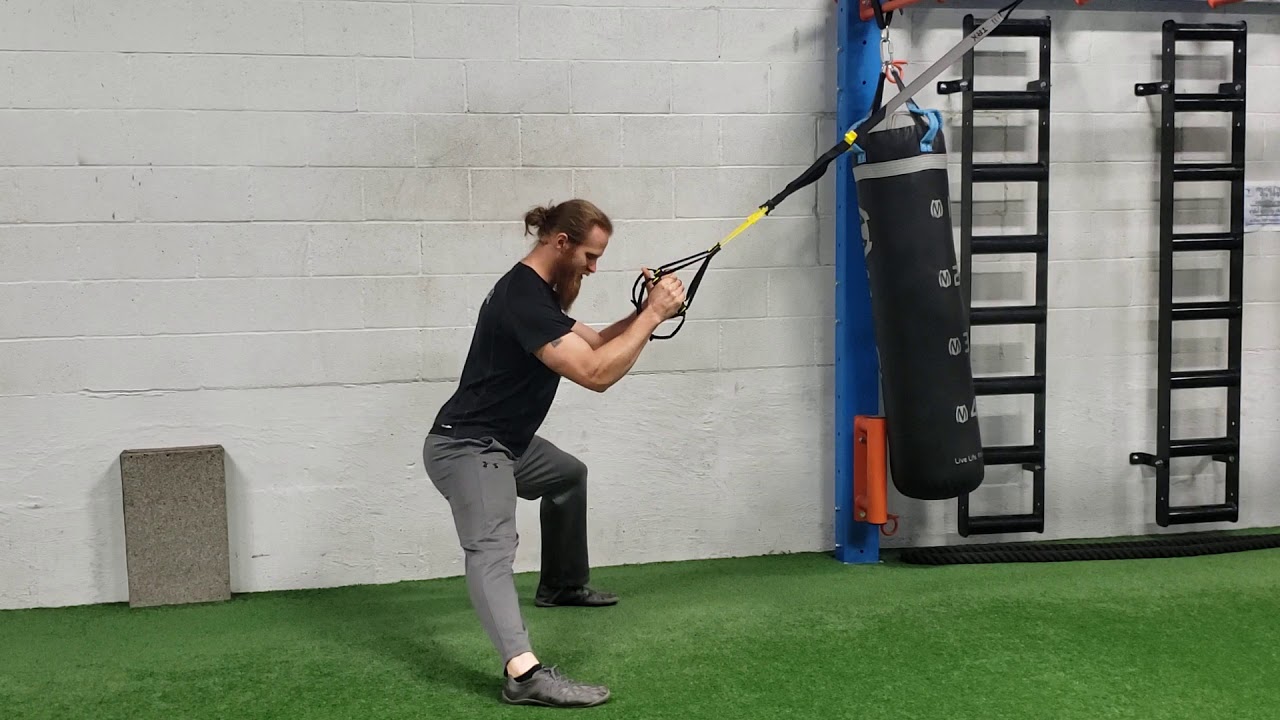 TRX Lateral Squat - YouTube