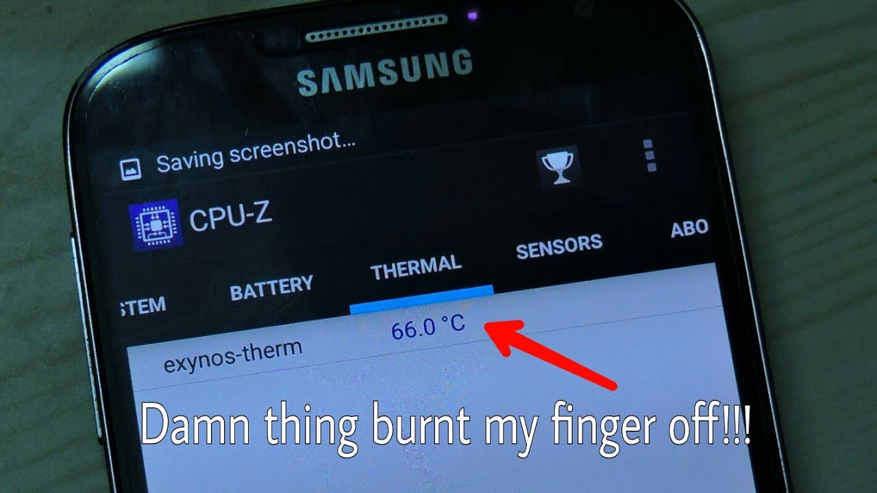 Galaxy S4 i9500 Overheated to 72°C