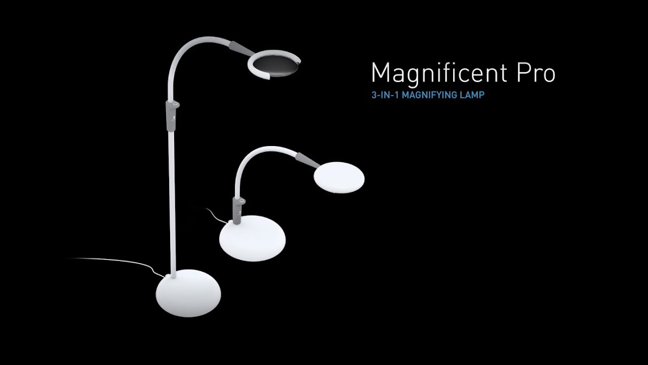 Daylight Magnificent Pro 3-in-1 Magnifying Lamp