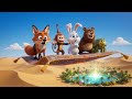 Magic Carpet Ride to Hidden Oasis 🌴✨ | Kids Story KHK