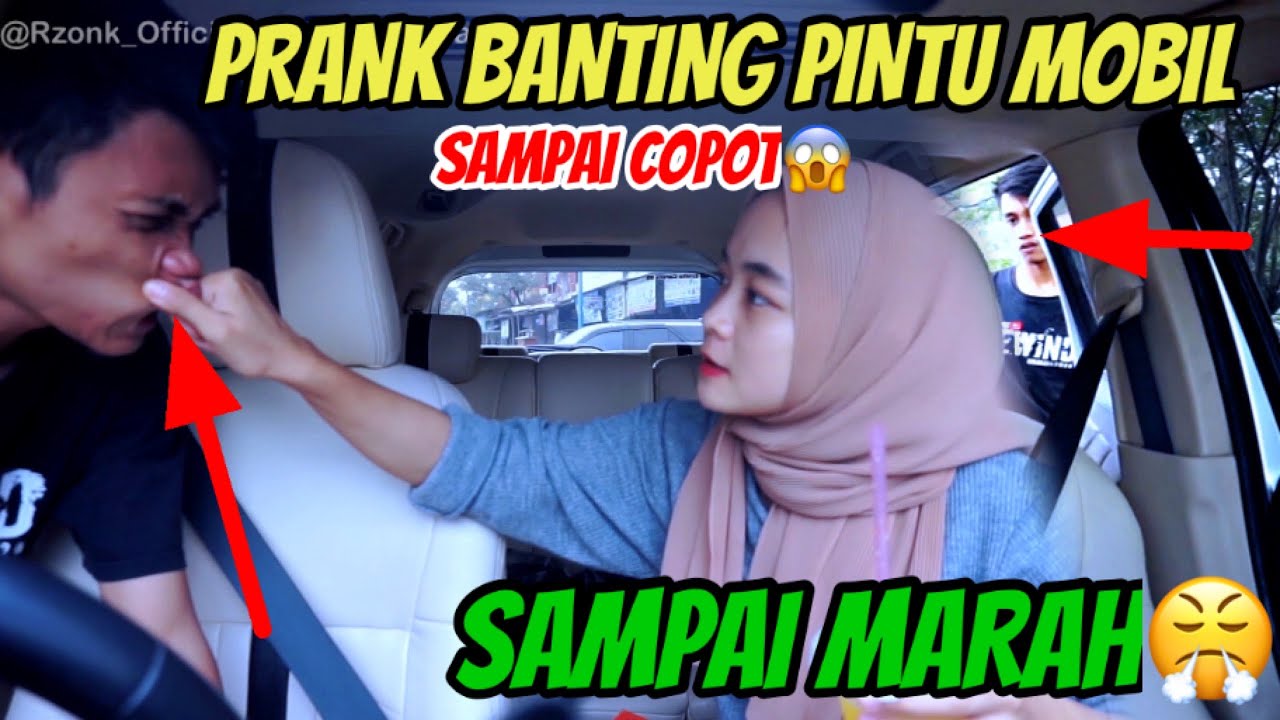 PRANK PACAR BANTING PINTU MOBIL SAMPAI COPOT, ERNITA MARAH BANGET😱