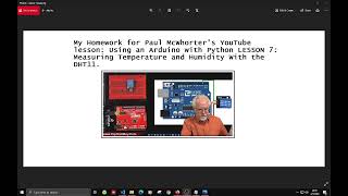 Arduino with Python LESSON 8 Homework