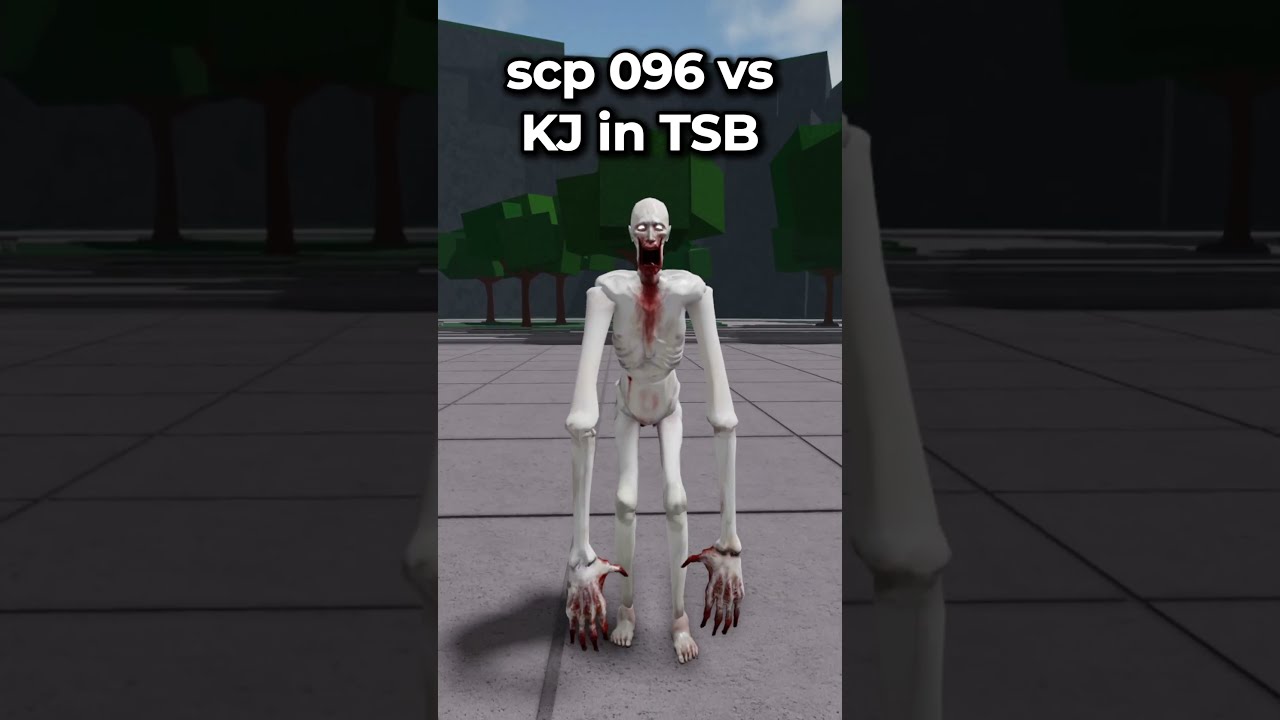 KJ Vs SCP 096 In The Strongest Battlegrounds Part 1 Thestrongestbattlegrounds