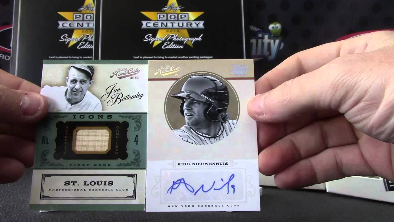 Drew's 2014 Photograph & 2012 Prime Cuts Baseball 4 Box Break