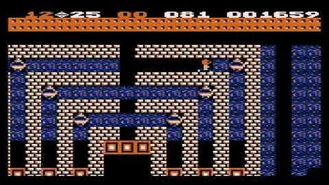 Atari 8-bit Boulder Dash (First Star Software) Cave J solution