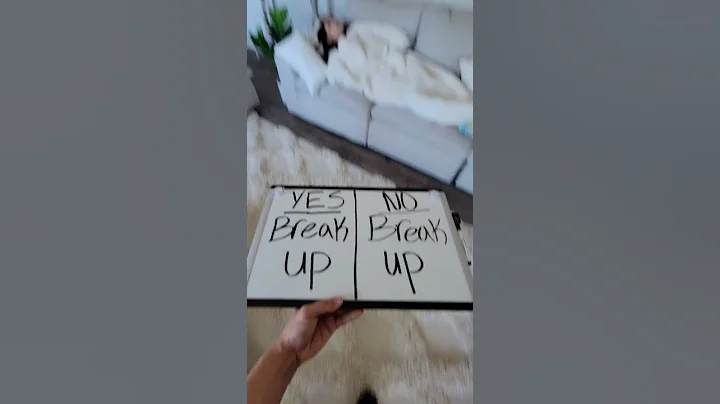 Break Up Prank On Girlfriend! 🤣 #shorts #prank #breakupwithyourgirlfriend