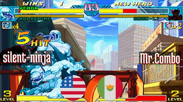 @mvsc: silent-ninja (US) vs Mr.Combo (MX) [Marvel vs Capcom Fightcade] May 9