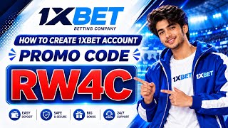 1XBET PROMO CODE 2026 / FREE BOOST 1XBET FOR REGISTRATION / PROMO CODE NEW - RW4C  / 1XBET 2026