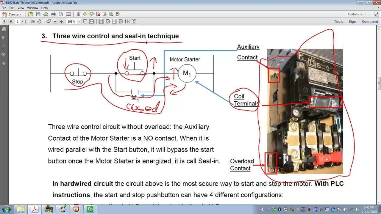 PLC bit instructions from with RSLogix5000 (Studio5000) Three Wire