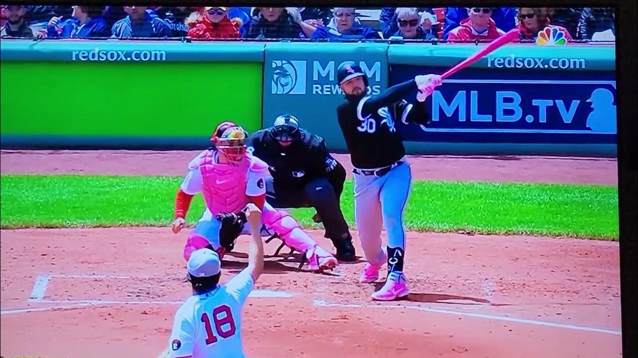 Umpire Hit in the Face by tipped pitch YouTube