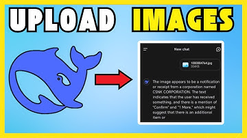 How To Easily  Upload Images  On Deepseek  AI [NEW UPDATE]