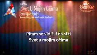 Emilija Đonin - "Svet U Mojim Očima" (Serbia) - [Karaoke version]
