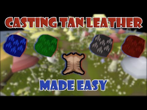 Quick Guide to Casting Tan Leather in OSRS | Money Making Method