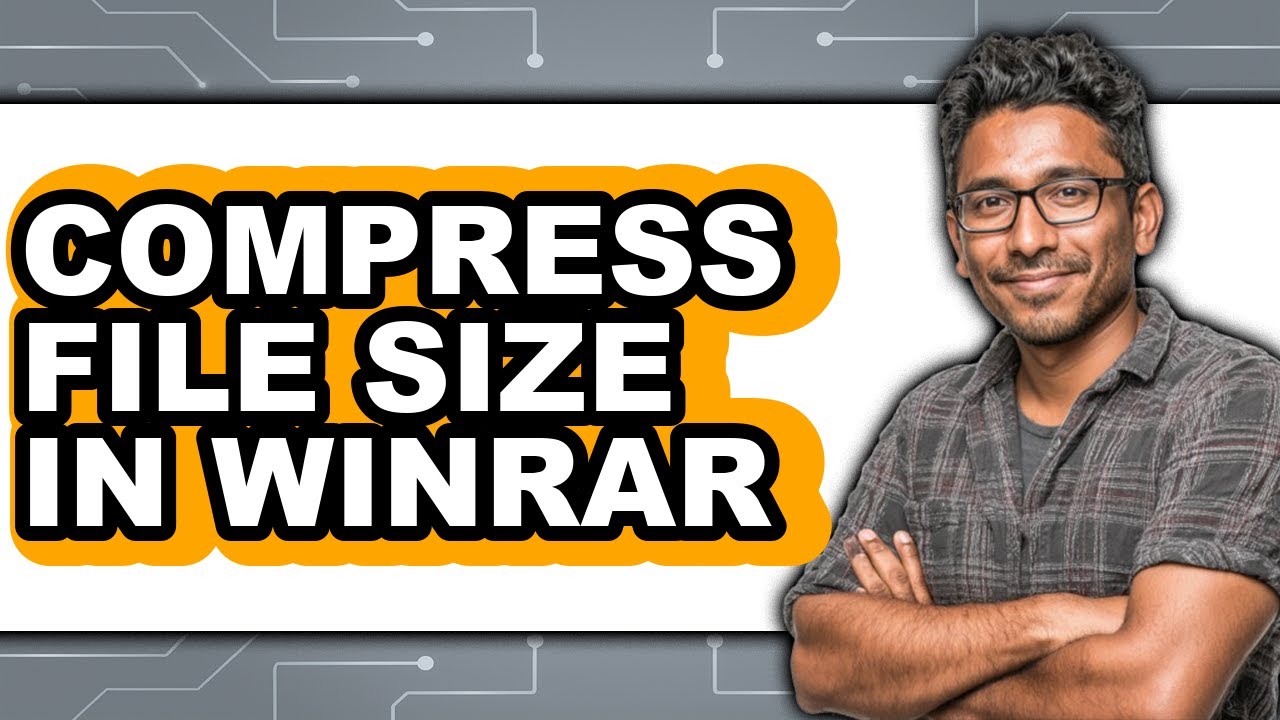 How to Compress File Size in Winrar - Easy Guide - YouTube