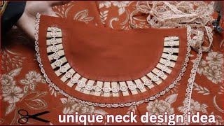 Beautiful And Easy Neck Design Cutting And Stitching | Neck Design For Winter Dress 2025 |