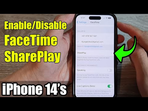 iPhone 14's/14 Pro Max: How to Enable/Disable FaceTime SharePlay