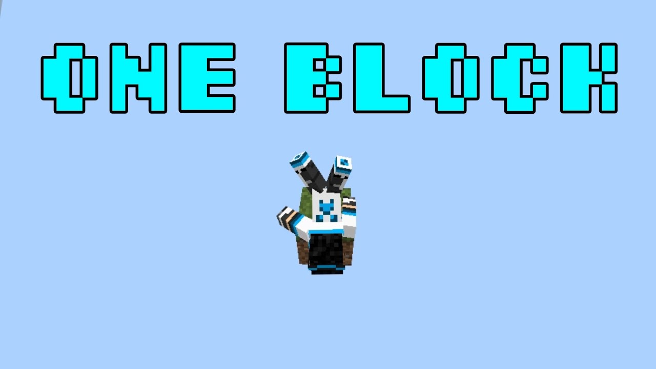 One Block #part1 || MineCraft Pocket Edition