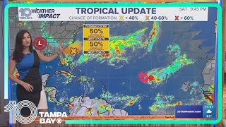 Tracking the Tropics: System off the Carolinas has 50% chance of development over next week