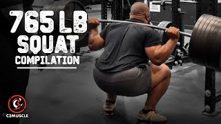 765 lb Squat Compilation | @C3Muscle
