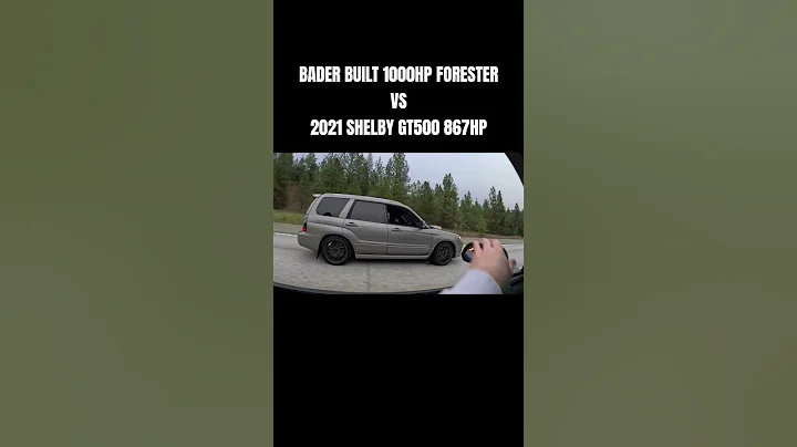 Bader Built 1000HP Subaru Forester vs 2021 Shelby GT500 867HP
