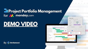DEMO VIDEO | Project Portfolio Management for monday.com | Gantt chart PPM tool