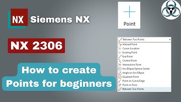 Unigraphics NX - Creating points for Beginners || NX 2306 Tutorials