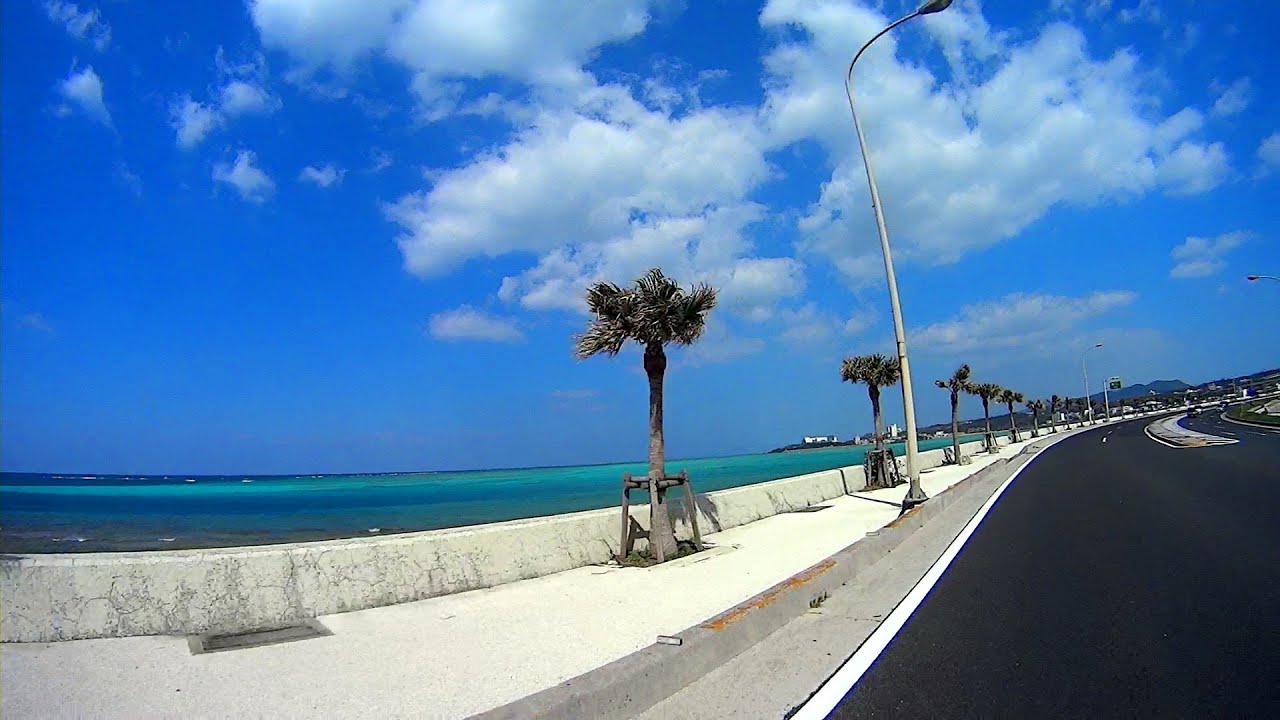 【車載動画】 沖縄一周ドライブ Part.03　読谷村 ‐ 恩納村 【Okinawa, Japan】