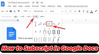 [GUIDE] How to Subscript in Google Docs (100% Working)