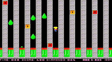 AMIGA OCS FREAK MINE 2 EASY FreakMine Freakie BOULDERDASH CLONE BOULDER DASH EMERALD MINES WEB NET