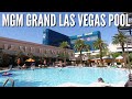 MGM Grand Las Vegas POOL TOUR & Walkthrough Including Lazy River 2021 👙