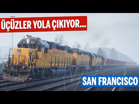 ÜÇÜZ TRENLER... Train Sim World 2020 Peninsula Corridor DLC 1. Bölüm