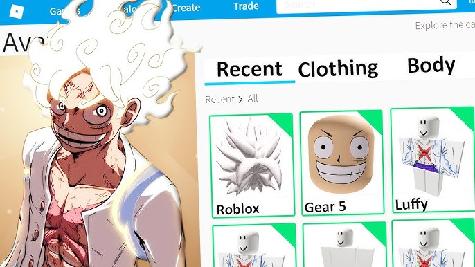 The FIRST One Roblox Anime To Add Luffy New GEAR 5 TRANSFORMATION! 