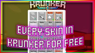 HOW TO GET EVERY SKIN FOR FREE IN KRUNKER.IO THE REAL WAY!!! 100% WORKING NO GLITCHES, NO CLICKBAIT!