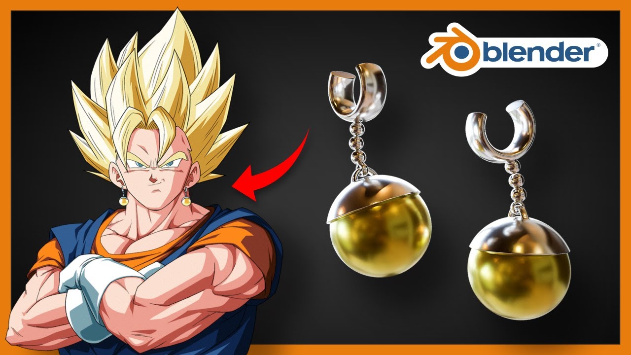 STL file Potara Earrings - Dragon Ball Z 💍・3D printable design