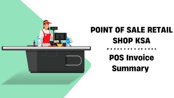 POS Retail Shop - POS Invoice Summary Odoo
